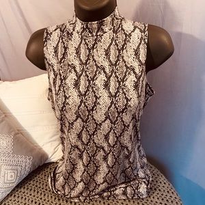 Snake print tank